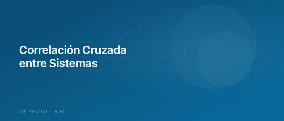 Correlación cruzada entre sistemas industriales