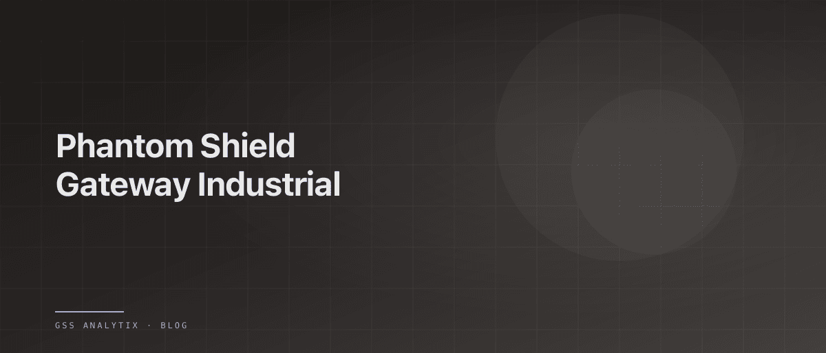 Gateway industrial Phantom Shield conectando equipos legacy