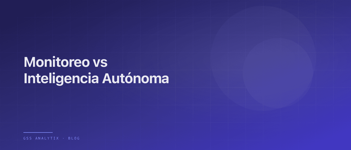 Evolución del monitoreo industrial hacia inteligencia operativa autónoma