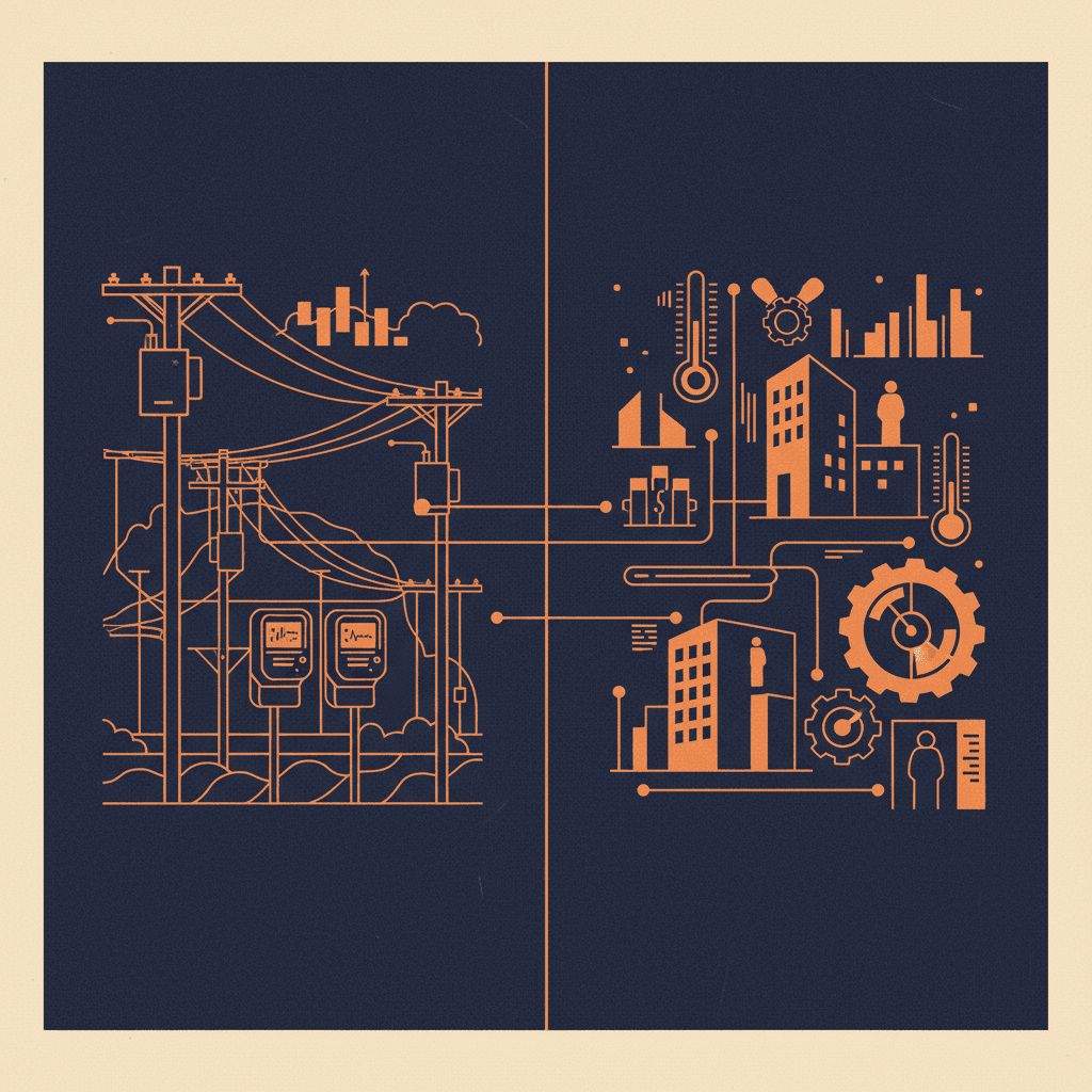 Correlación de Consumo y Calidad de Energía Eléctrica con variables de ambiente u operacionales